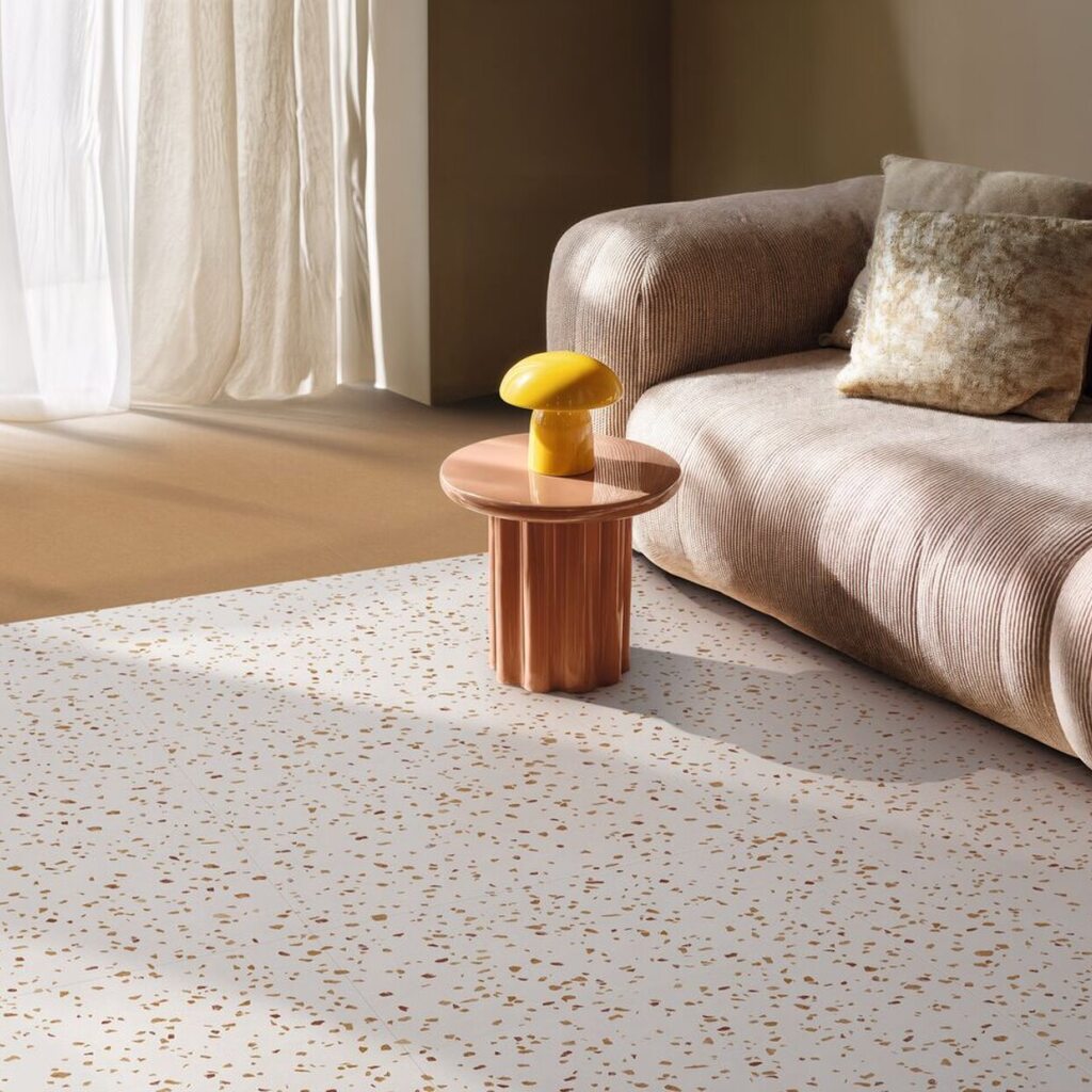 GERFLOR CREATION 55 CLIC ACOUSTIC 1744 CONFETTI AMBER